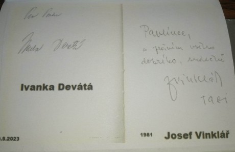 Ivanka Devátá a Josef Vinklář